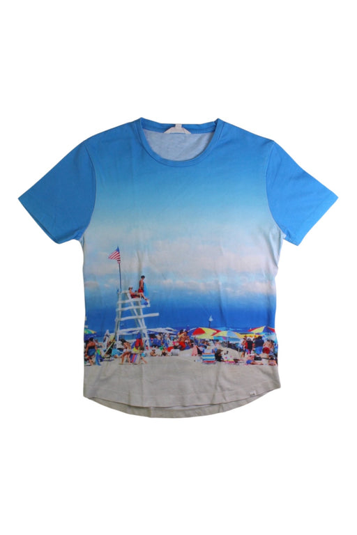 A Blue Short Sleeve T Shirts from Orlebar Brown in size 8Y for boy. (Front View)