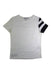 A White Short Sleeve T Shirts from Adidas in size 7Y for boy. (Front View)