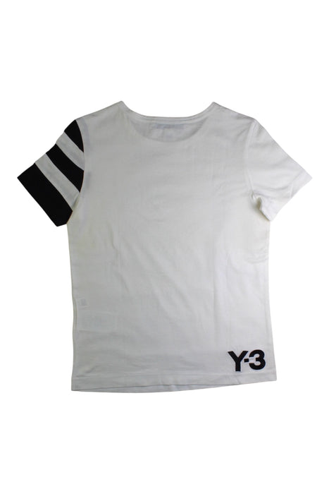 A White Short Sleeve T Shirts from Adidas in size 7Y for boy. (Back View)
