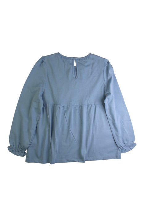 A Blue Long Sleeve Tops from Cyrillus in size 10Y for girl. (Back View)