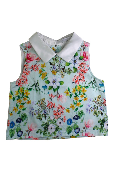 A Multicolour Sleeveless Tops from Gingersnaps in size 12Y for girl. (Front View)
