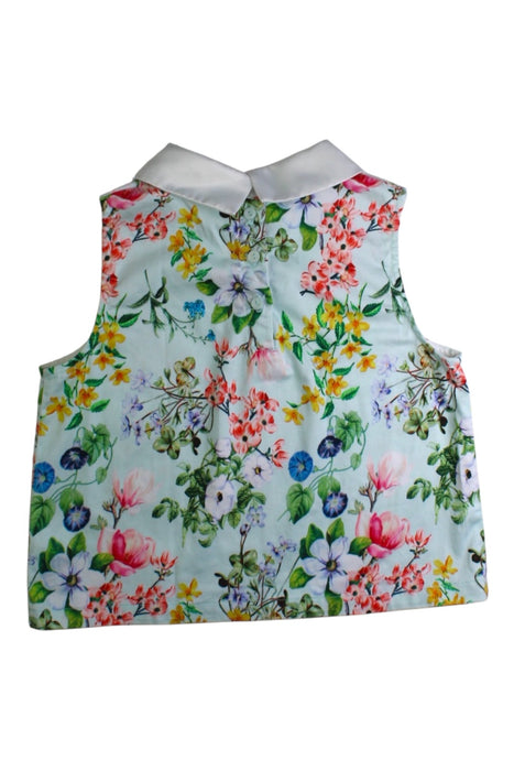 A Multicolour Sleeveless Tops from Gingersnaps in size 12Y for girl. (Back View)