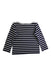 A Navy Long Sleeve T Shirts from Petit Bateau in size 5T for girl. (Back View)