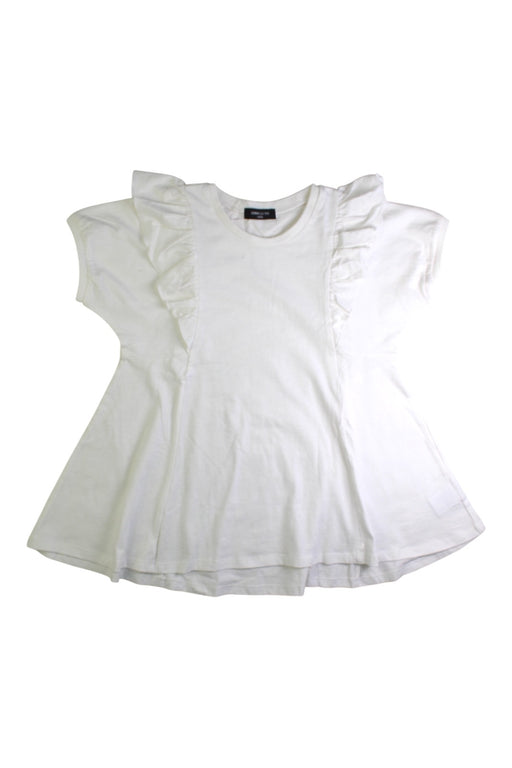 A White Short Sleeve Tops from Comme Ca Ism in size 10Y for girl. (Front View)
