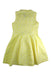 A Yellow Sleeveless Dresses from Simonetta in size 8Y for girl. (Back View)