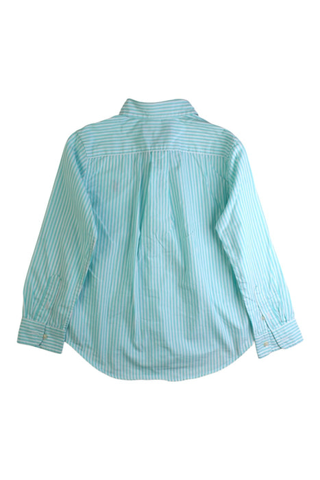 A Blue Long Sleeve Shirts from Polo Ralph Lauren in size 5T for boy. (Back View)
