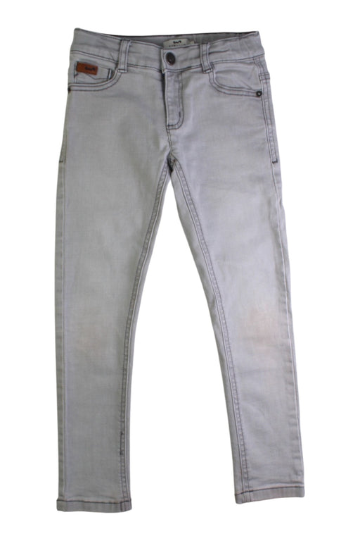 A Grey Jeans from Cyrillus in size 7Y for boy. (Front View)