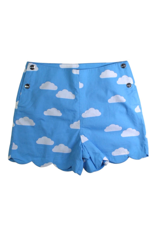 A Blue Shorts from Jacadi in size 8Y for girl. (Front View)