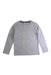 A Grey Long Sleeve T Shirts from Jacadi in size 6T for boy. (Front View)