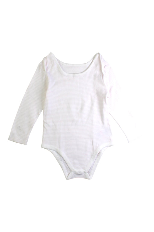 A Pink Long Sleeve Bodysuits from Mothercare in size 18-24M for girl. (Front View)