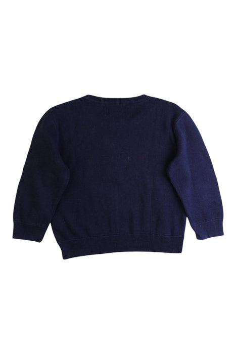 A Navy Crewneck Sweatshirts from Polo Ralph Lauren in size 3T for boy. (Back View)