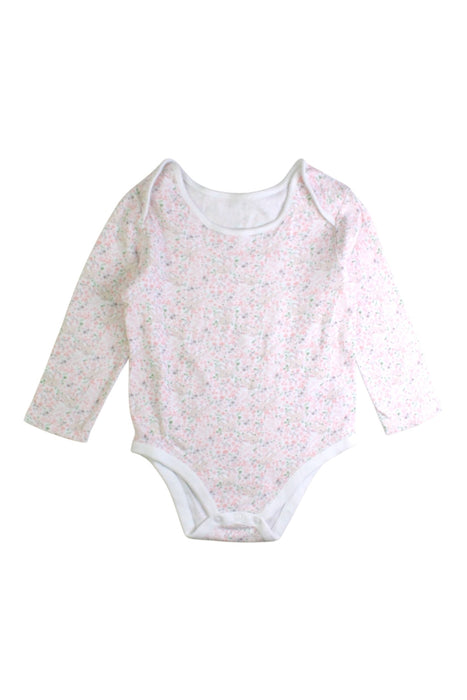 A Pink Long Sleeve Bodysuits from Mothercare in size 18-24M for girl. (Front View)