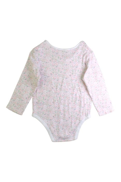 A Pink Long Sleeve Bodysuits from Mothercare in size 18-24M for girl. (Back View)