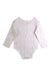 A Pink Long Sleeve Bodysuits from Mothercare in size 18-24M for girl. (Back View)