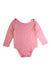 A Pink Long Sleeve Bodysuits from Mothercare in size 18-24M for girl. (Front View)