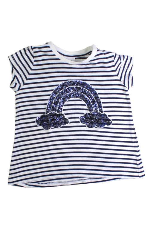 A Blue Short Sleeve T Shirts from Seed in size 2T for girl. (Front View)