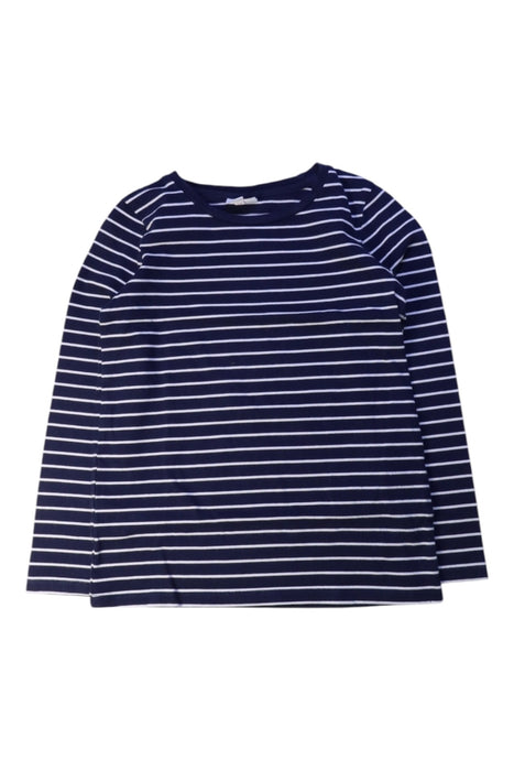 A Navy Long Sleeve T Shirts from Seed in size 7Y for girl. (Front View)