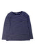 A Navy Long Sleeve T Shirts from Seed in size 7Y for girl. (Front View)
