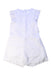 A White Sleeveless Rompers from Gingersnaps in size 8Y for girl. (Front View)