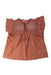 A Orange Sleeveless Tops from Gingersnaps in size 10Y for girl. (Front View)