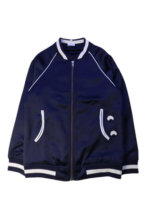 A Navy Lightweight Jackets from Seed in size 10Y for neutral. (Front View)