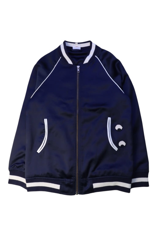 A Navy Lightweight Jackets from Seed in size 10Y for neutral. (Front View)