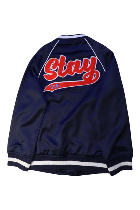 A Navy Lightweight Jackets from Seed in size 10Y for neutral. (Back View)
