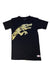 A Black Short Sleeve T Shirts from Adidas in size 7Y for boy. (Front View)