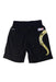A Black Active Shorts from Adidas in size 7Y for boy. (Back View)