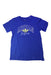 A Blue Short Sleeve T Shirts from Adidas in size 10Y for boy. (Front View)