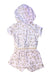 A White Short Sleeve Rompers from Juicy Couture in size 6-12M for girl. (Back View)