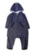 A Grey Long Sleeve Rompers from Armani in size 3-6M for boy. (Front View)