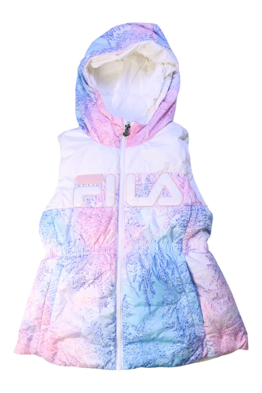 A Multicolour Puffer/Quilted Coats & Outerwear from Fila in size 7Y for girl. (Front View)
