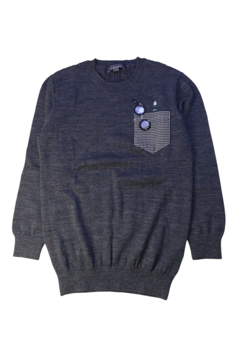A Grey Long Sleeve Tops from Nicholas & Bears in size 6T for neutral. (Front View)