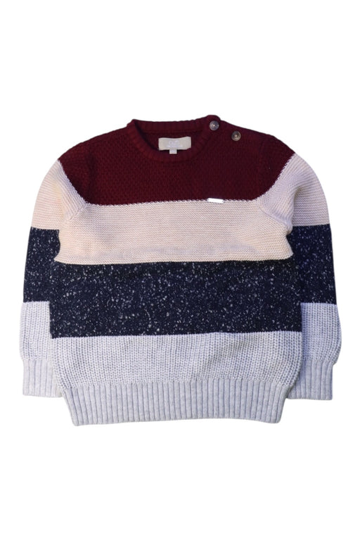 A Multicolour Knit Sweaters from Chickeeduck in size 6T for neutral. (Front View)