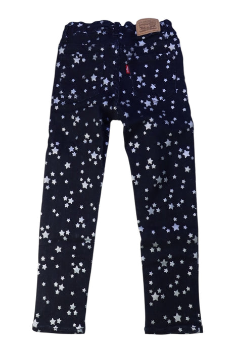 A Navy Jeans from Levi's in size 6T for girl. (Back View)