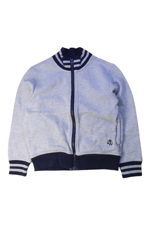 A Grey Lightweight Jackets from Brooks Brothers in size 6T for boy. (Front View)