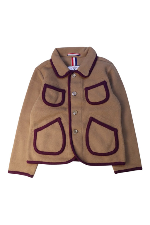 A Beige Lightweight Jackets from Aigle in size 5T for girl. (Front View)
