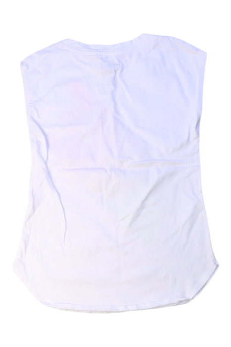 A White Sleeveless T Shirts from Nike in size 6T for girl. (Back View)