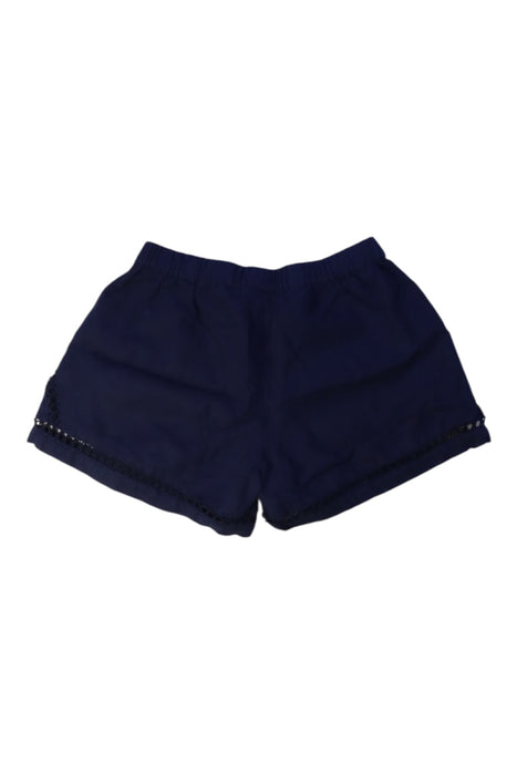 A Navy Shorts from Seed in size 7Y for girl. (Back View)