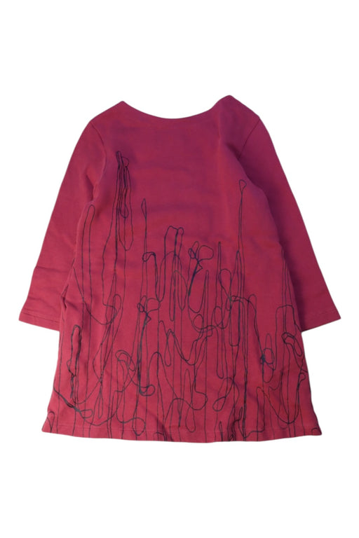 A Red Long Sleeve Dresses from COS in size 2T for girl. (Front View)