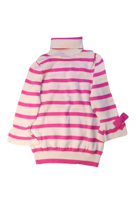 A Pink Knit Sweaters from Nicholas & Bears in size 6T for girl. (Back View)