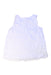 A White Sleeveless Tops from Seed in size 7Y for girl. (Back View)