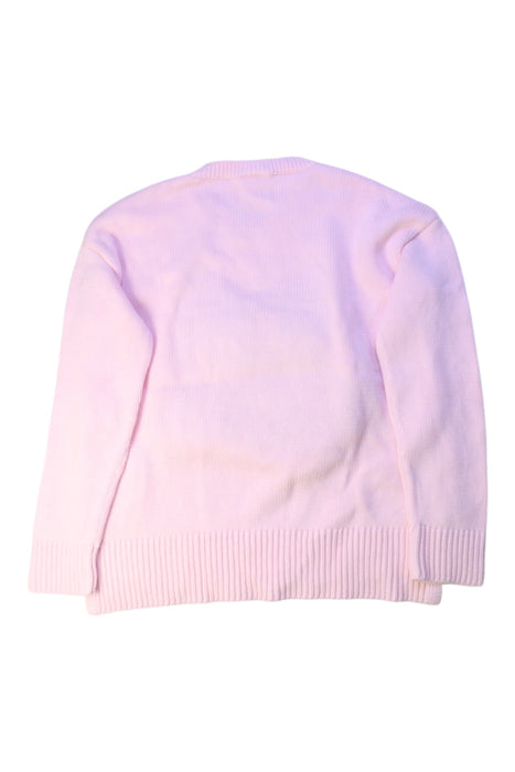 A Pink Knit Sweaters from Seed in size 7Y for girl. (Back View)