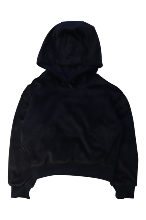 A Black Hooded Sweatshirts from Nike in size 7Y for girl. (Front View)