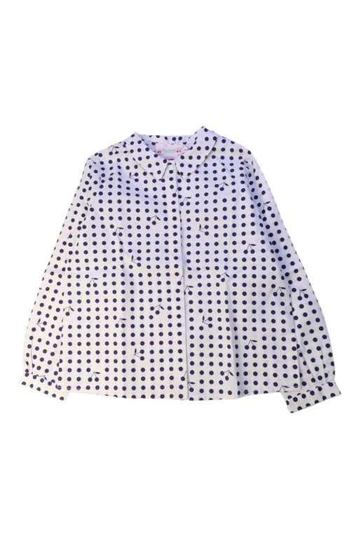 A White Long Sleeve Shirts from Bonpoint in size 6T for girl. (Front View)