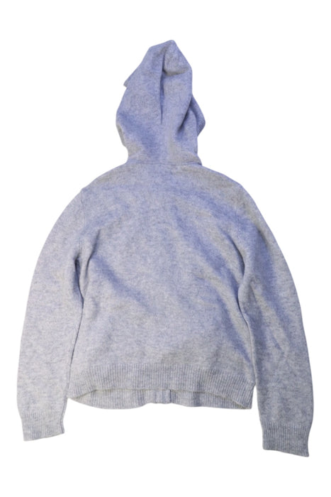 A Grey Hooded Sweatshirts from Bonpoint in size 6T for girl. (Back View)