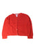A Red Cardigans from Bonpoint in size 6T for girl. (Front View)