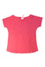 A Pink Short Sleeve Tops from Bonpoint in size 6T for girl. (Back View)