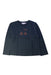 A Navy Long Sleeve T Shirts from Bonpoint in size 6T for girl. (Front View)